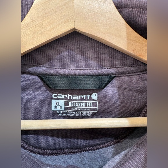 NWT Carhartt Women’s 1/4 zip, XL 💜 - Picture 2 of 8